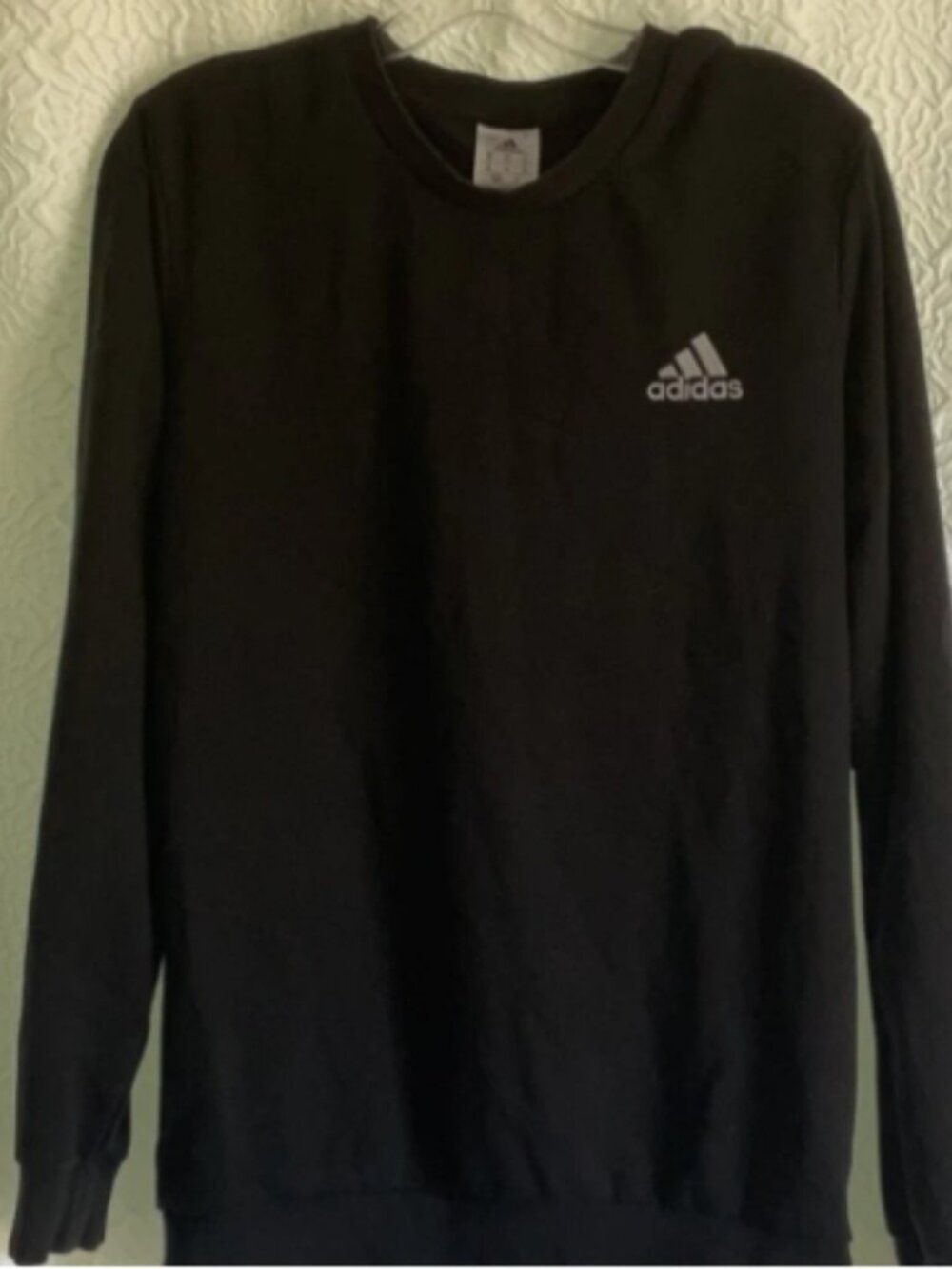 Adidas Black Crewneck Sweater